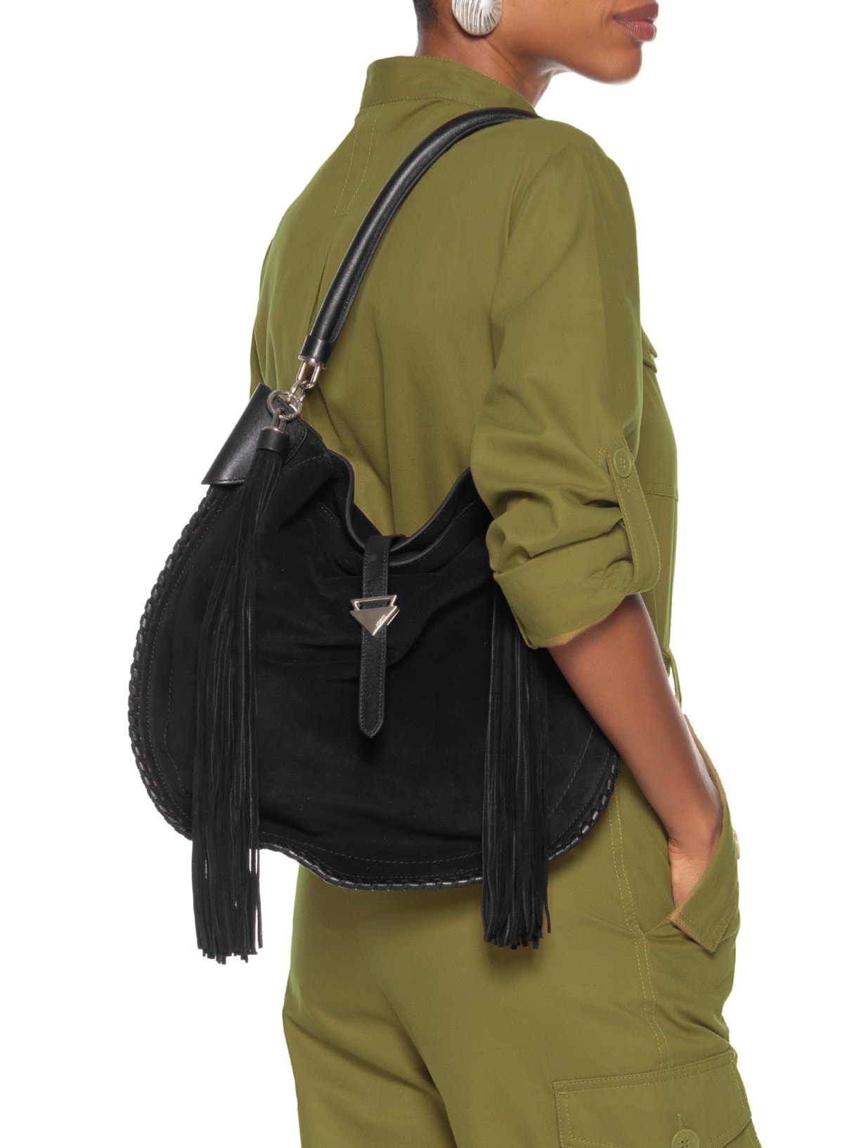 Bolsa Feminina Iron Napa Gl Preto Schutz