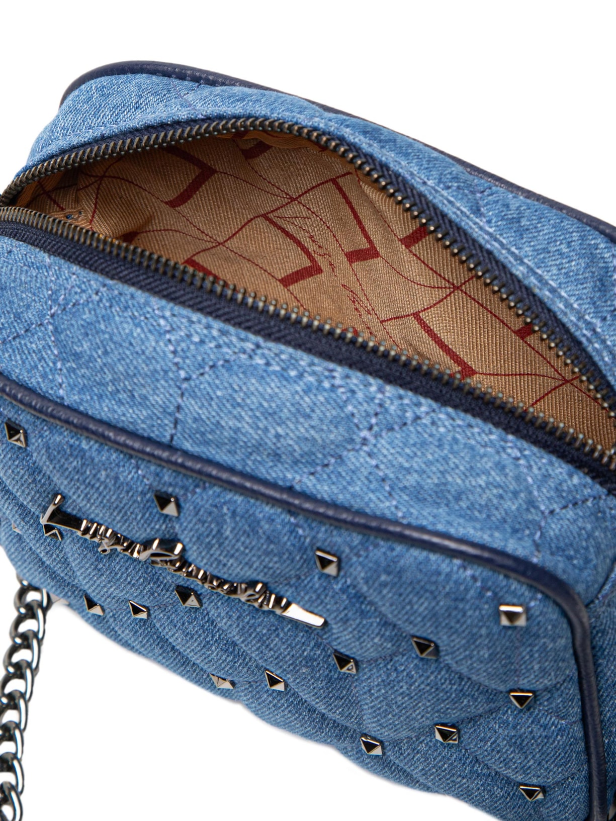 Bolsa Feminina Jeans Indigo Viena Atlantico Azul Luiza Barcelos