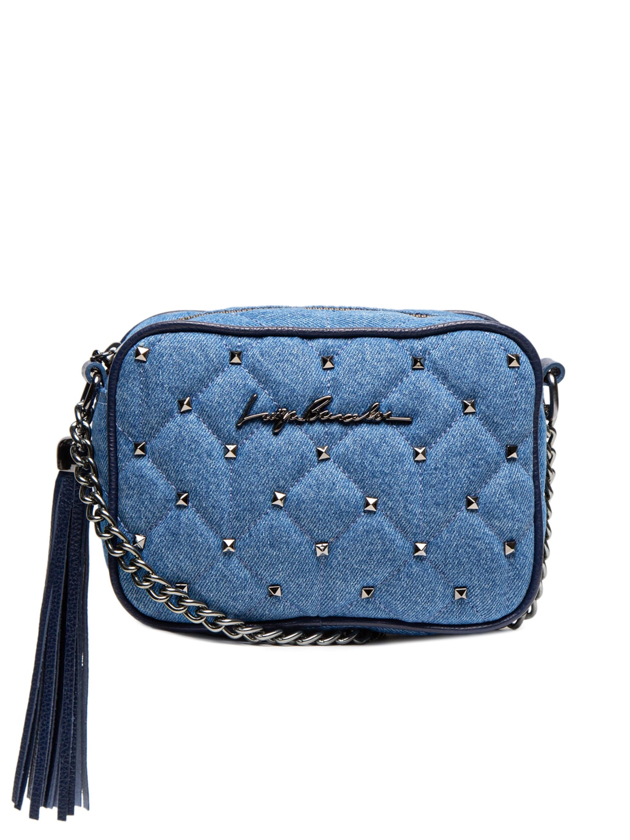 Bolsa Feminina Jeans Indigo Viena Atlantico Azul Luiza Barcelos