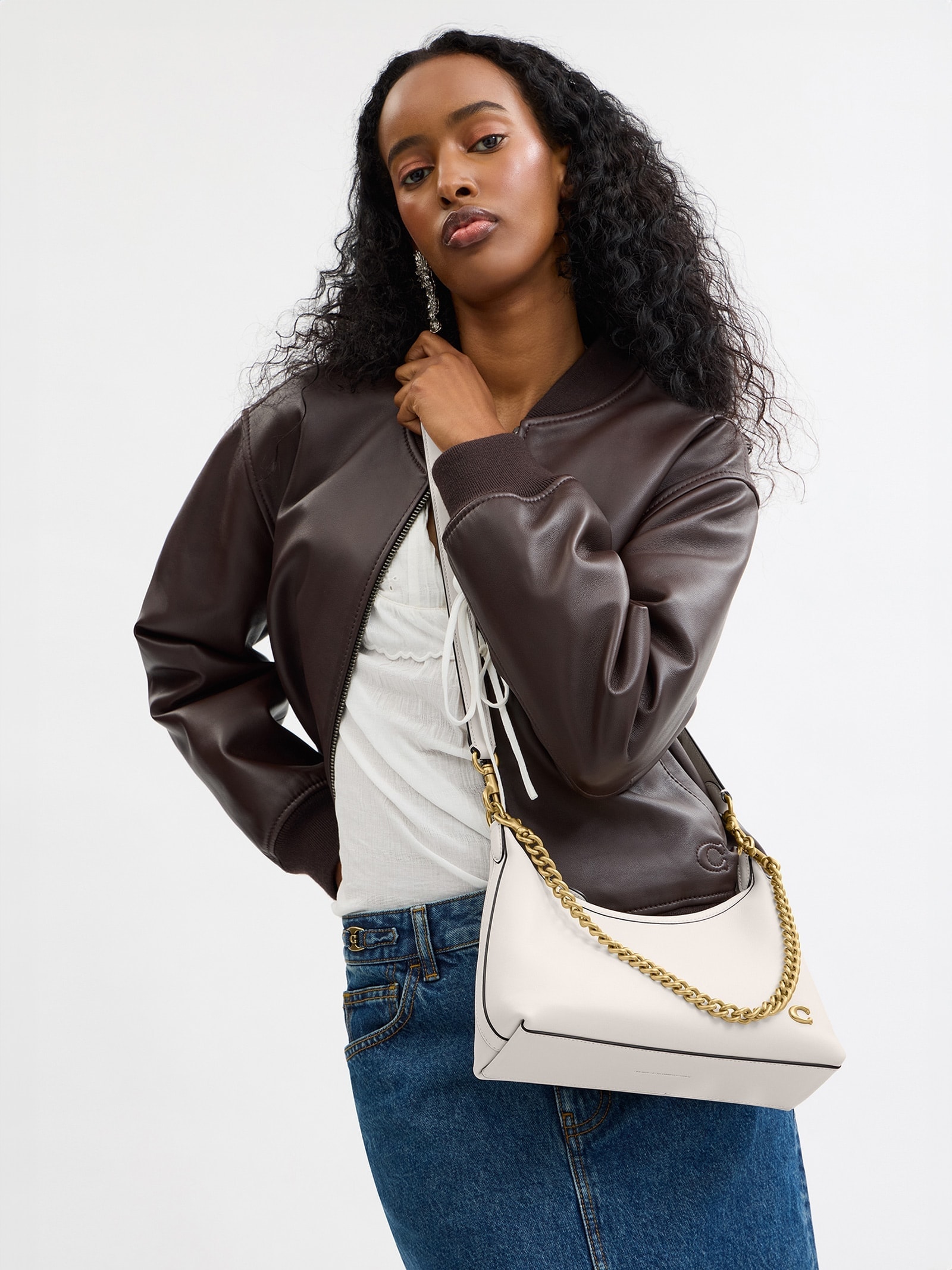 Coach - Bolsa Feminina Juliet Shoulder 25 - Branco