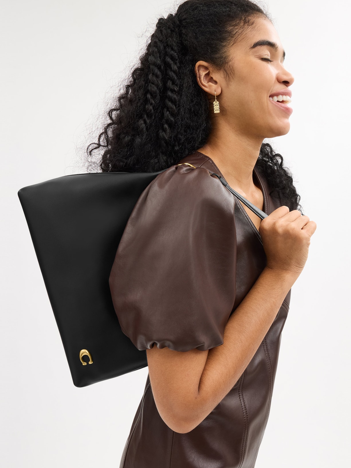 Bolsa Feminina Juliet Shoulder 30 Preto Coach