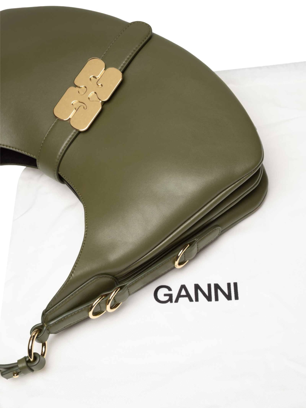 Bolsa Feminina Kat Small Butter Verde Ganni
