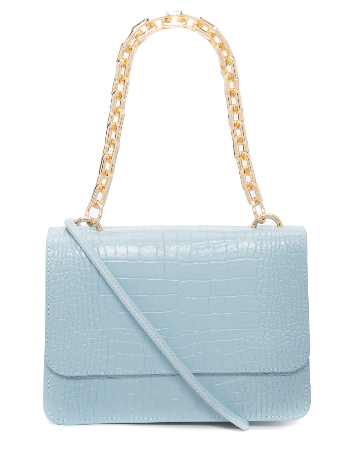 Bolsa Feminina Kate Média Com Alça Multifucinonal Azul Isla