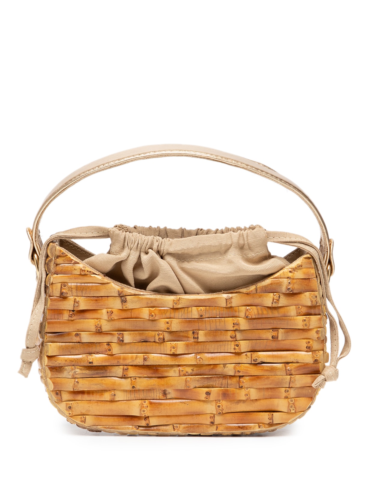 Bolsa Feminina Kitty Bambu - Bege