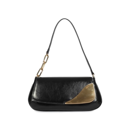 Bolsa Feminina Kloss Couro - Preto