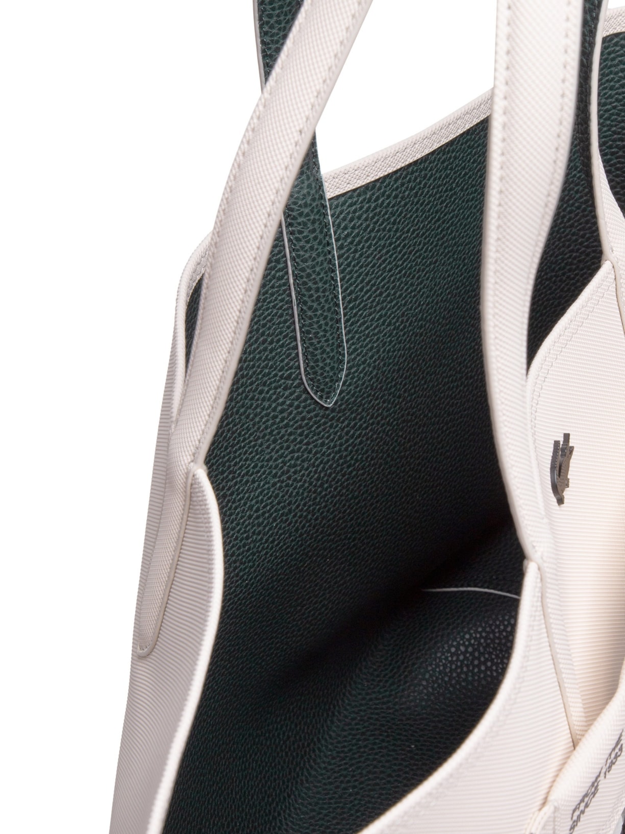 Bolsa Feminina L Shopping Bag Branco Lacoste