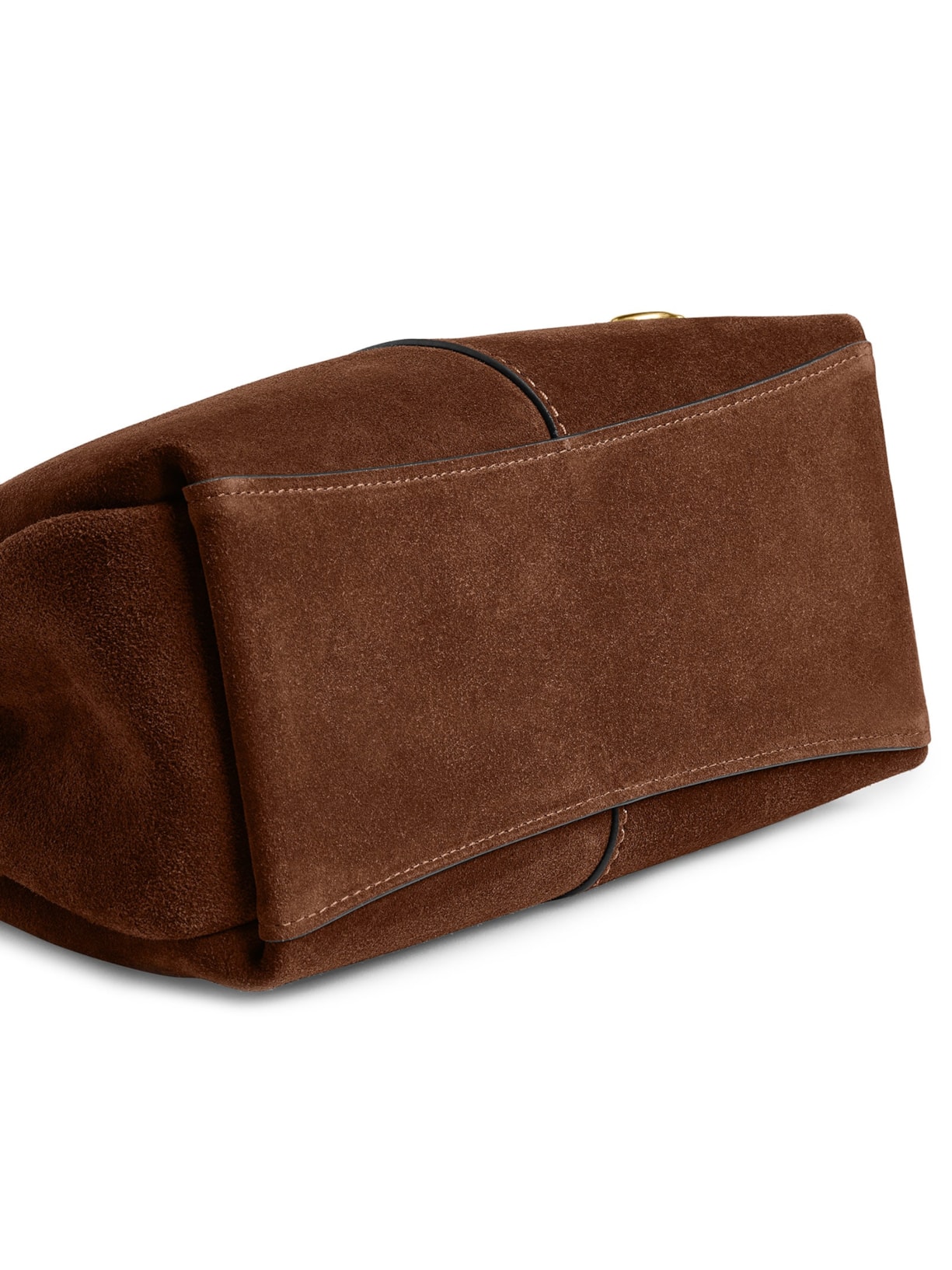 Bolsa Feminina Lana Shoulder 23 Suede Warm Marrom Coach