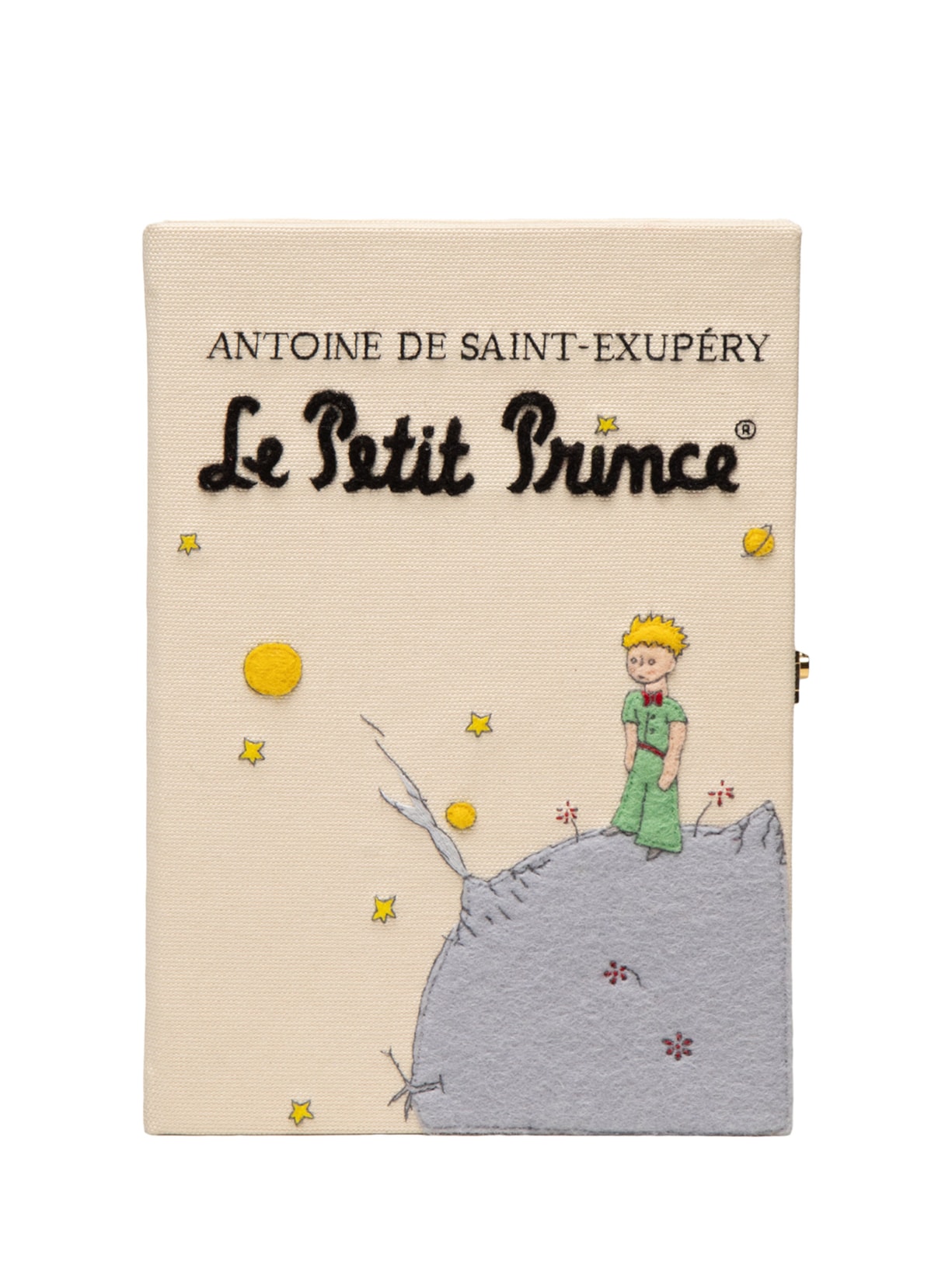 Bolsa Feminina Le Petit Prince - Alone On His Planet - Bege