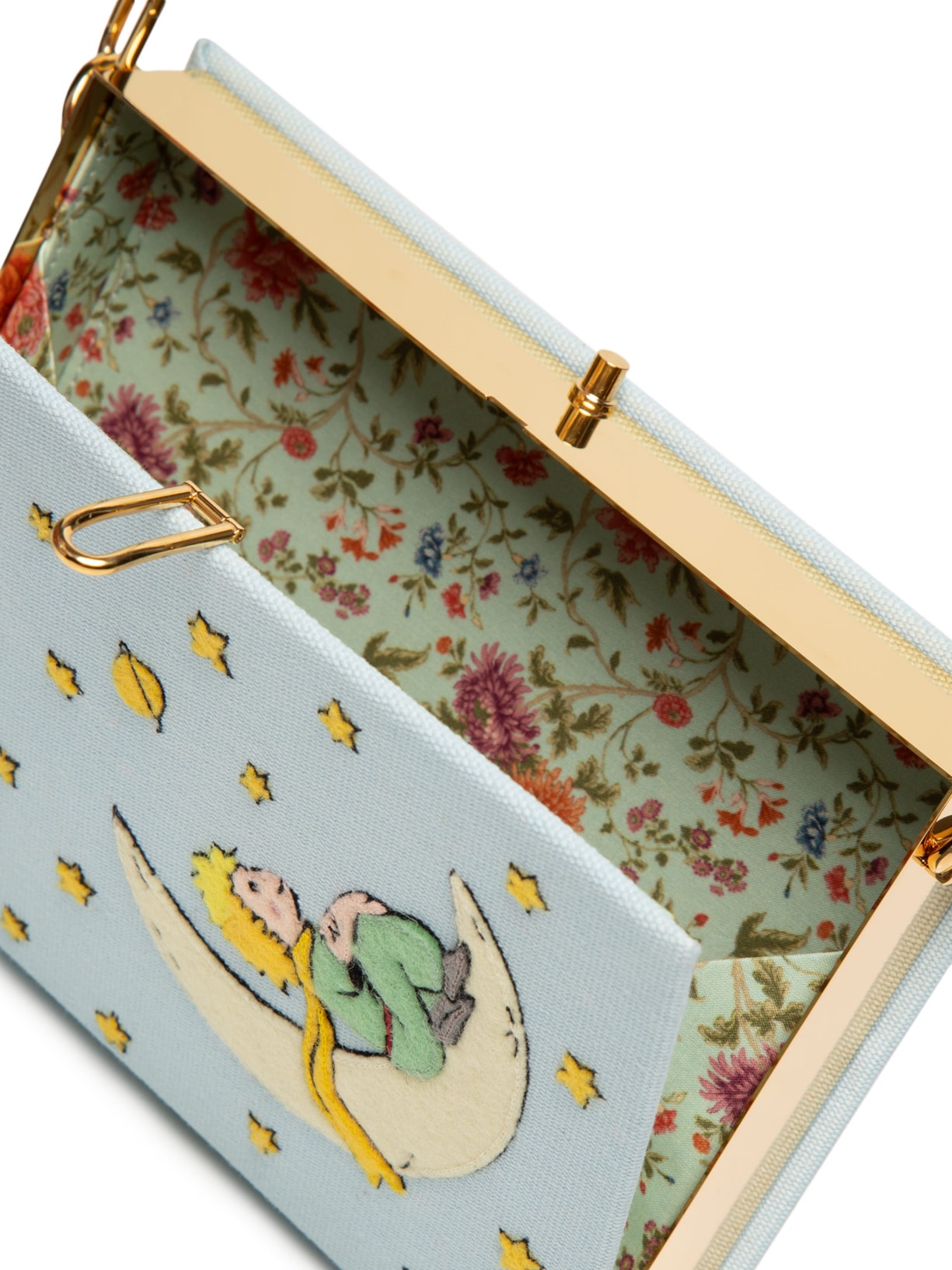 Bolsa Feminina Le Petit Prince Dreaming On the Moon Azul Olympia Le-tan