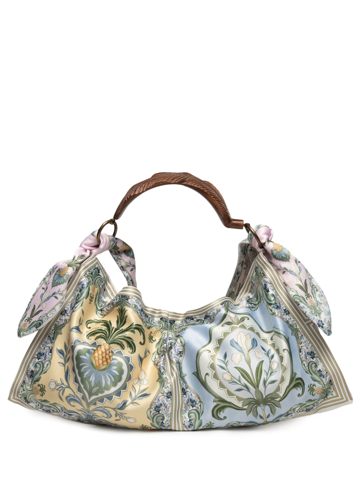Bolsa Feminina Lenço Mini Pelicano - Azul