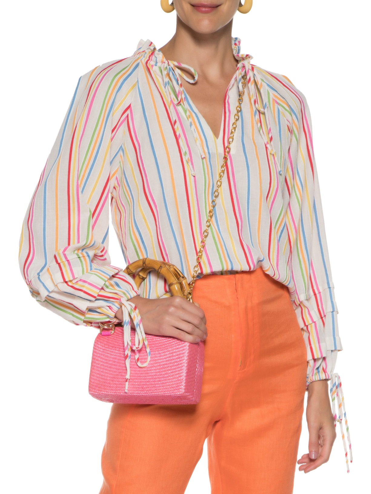 Bolsa Feminina Little Church Bun Rosa Serpui