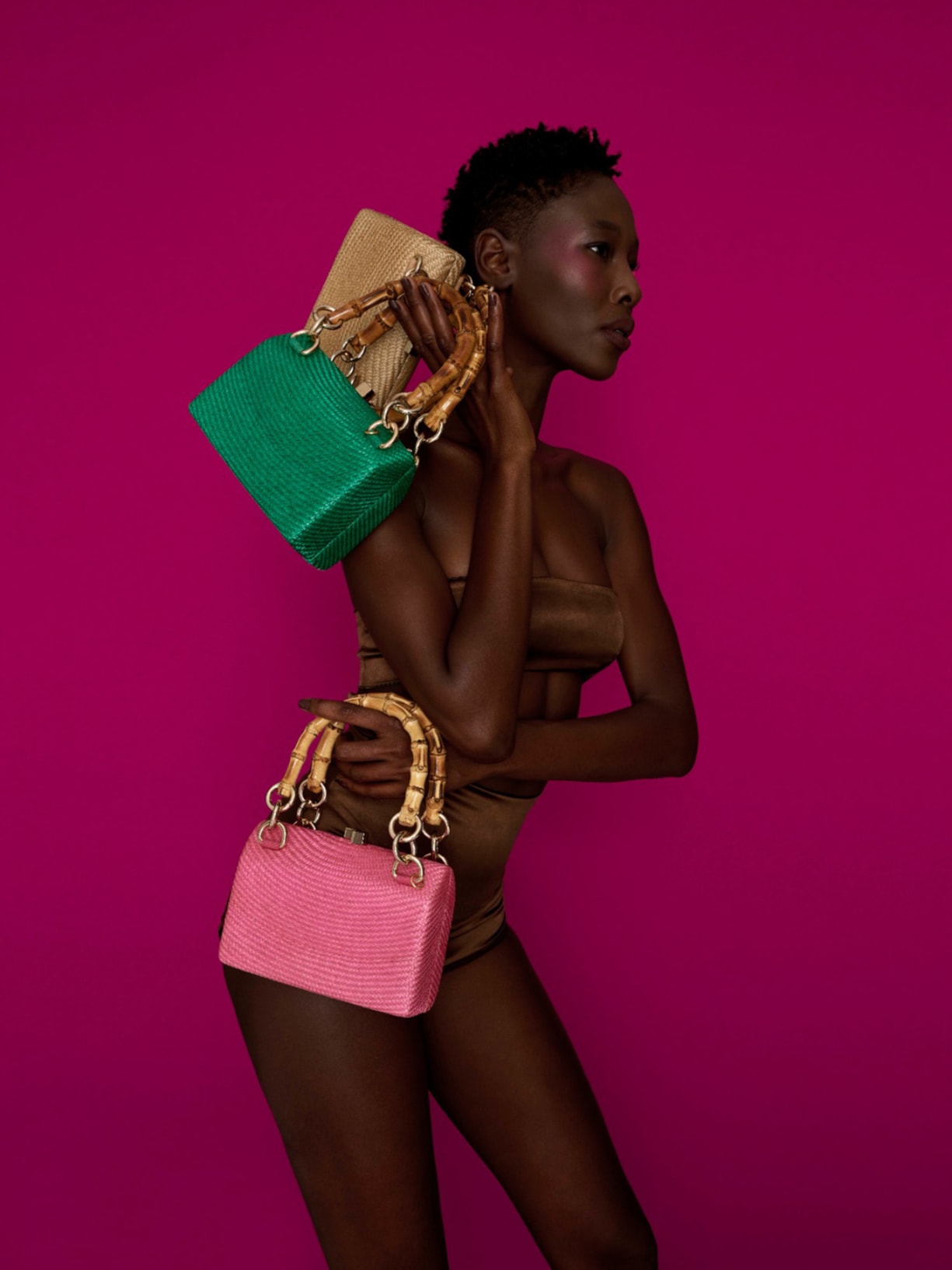 Bolsa Feminina Little Church Bun Rosa Serpui