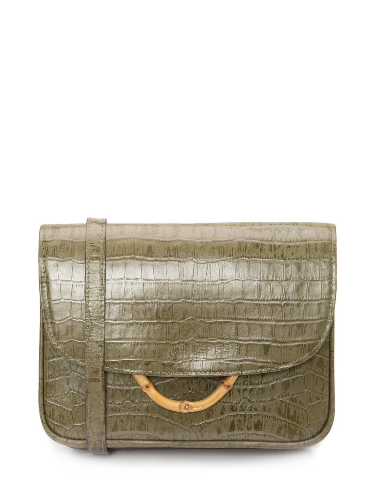 Bolsa Feminina Luciana Croco - Verde