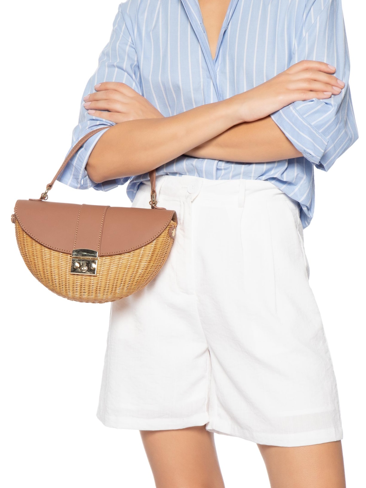 Bolsa Feminina  Lucy WK Bege Serpui
