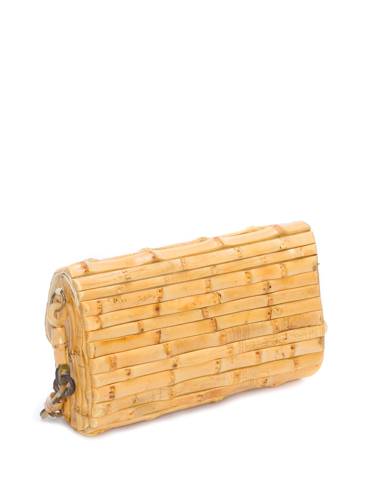 Bolsa Feminina Luiza Bambu Bege Glorinha Paranaguá