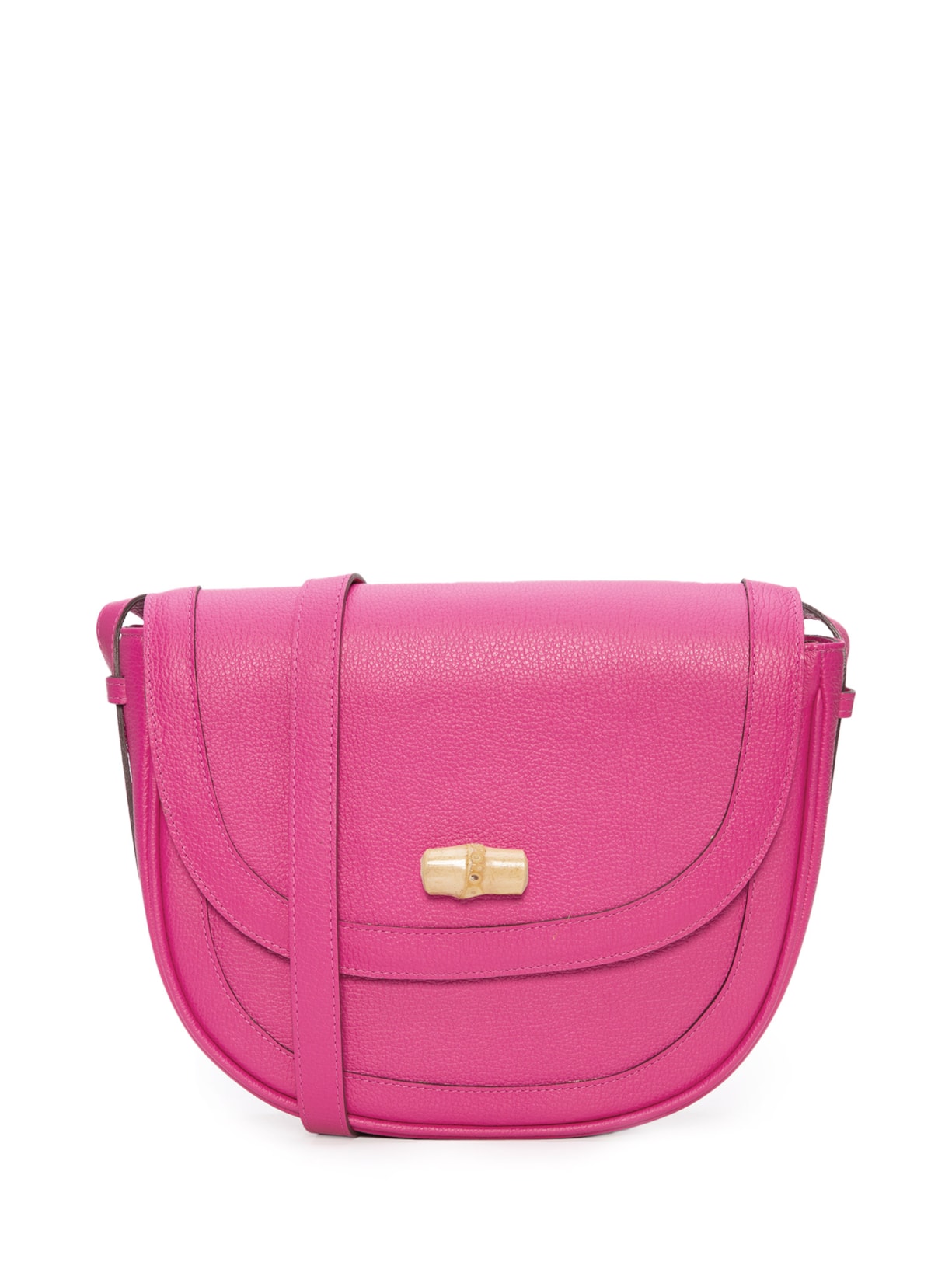 Bolsa Feminina Luna Couro - Rosa