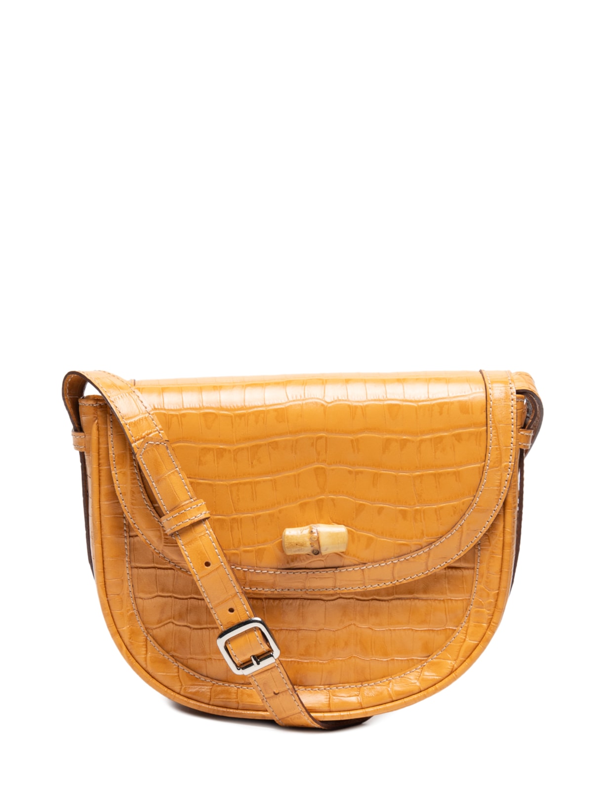 Bolsa Feminina Luna Croco - Marrom