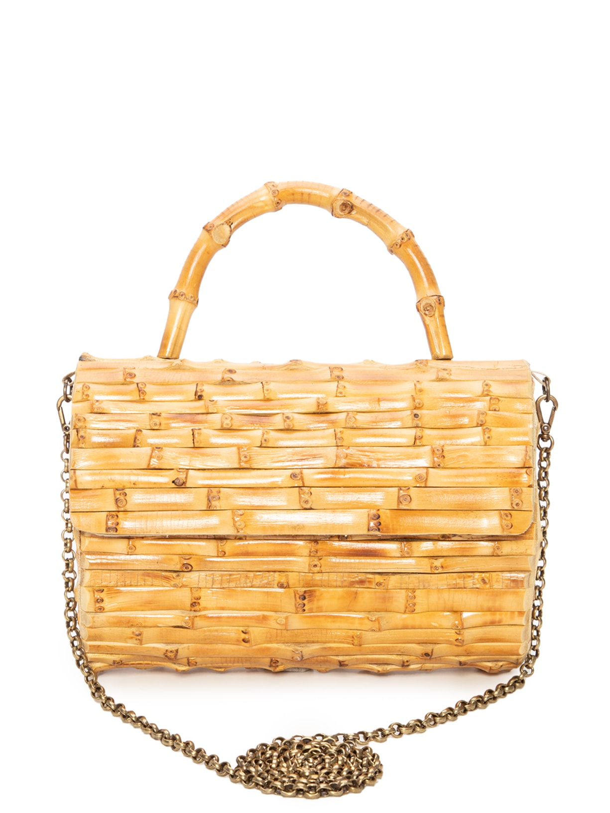 Bolsa Feminina Mabel Bambu - Bege