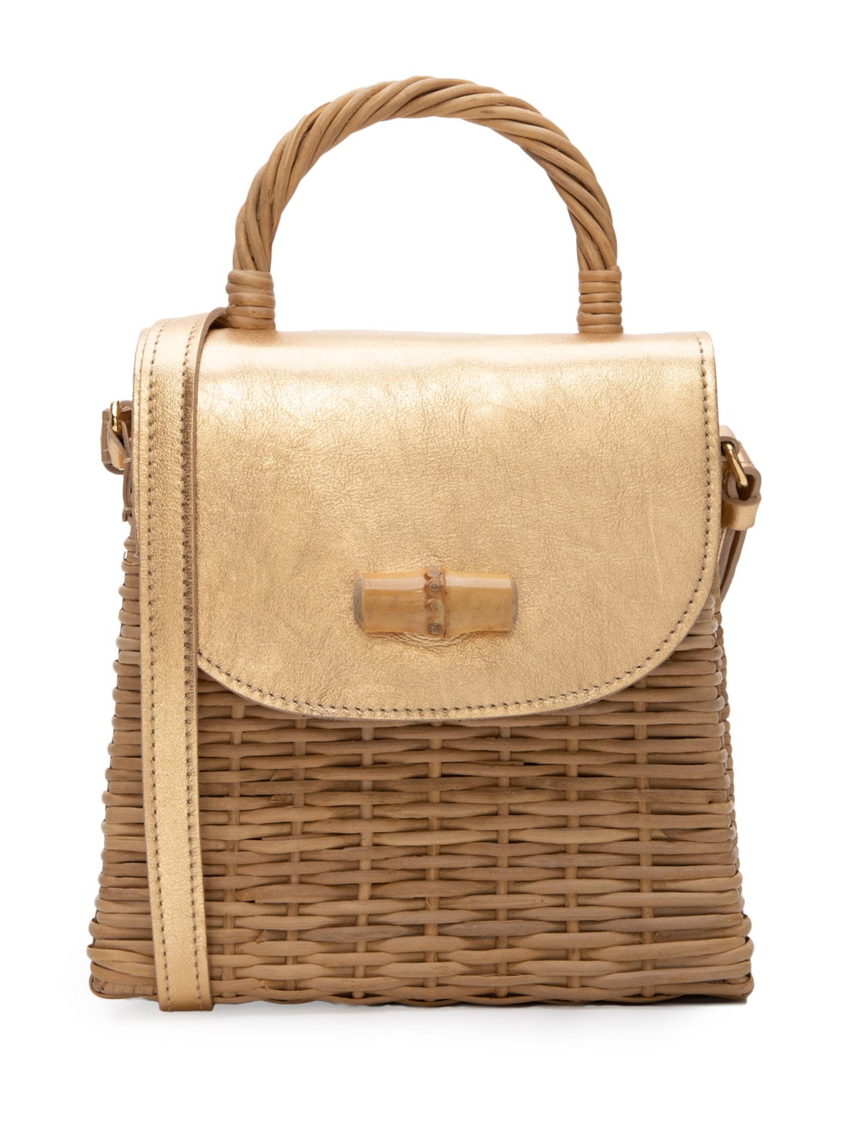 Bolsa Feminina Madrid Vime - Dourado