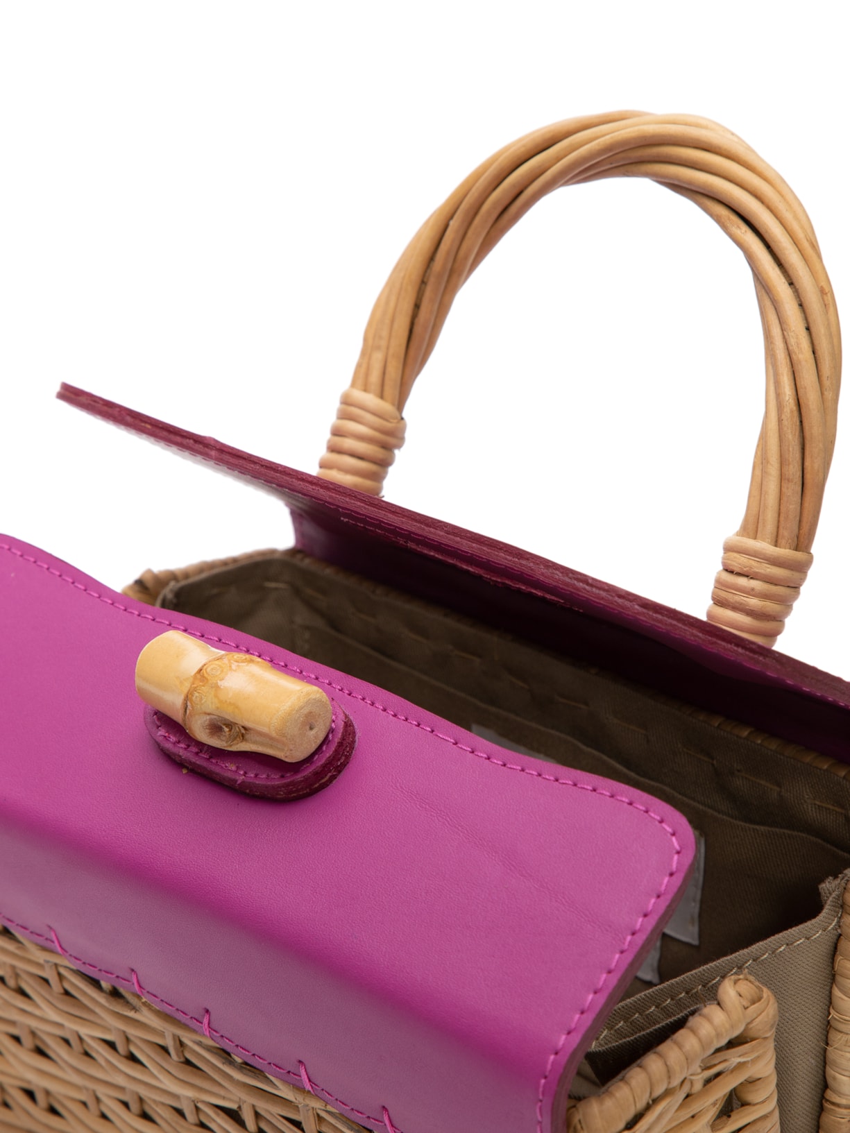 Bolsa Feminina Malaga Vime Bege Glorinha Paranaguá