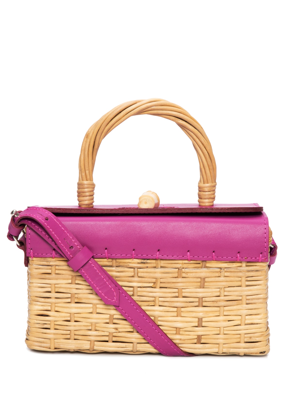 Bolsa Feminina Malaga Vime Bege Glorinha Paranaguá