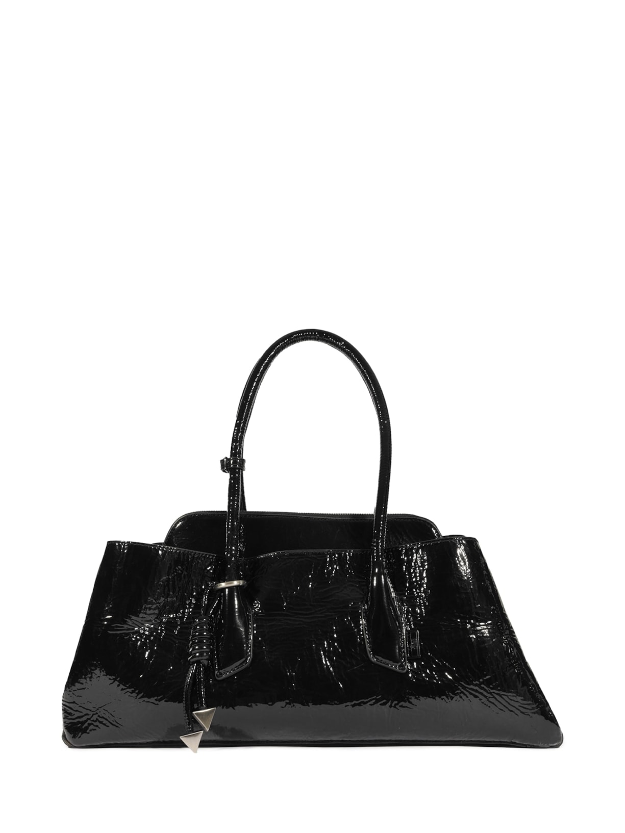 Bolsa Feminina Maxi Tote Melted Couro - Preto