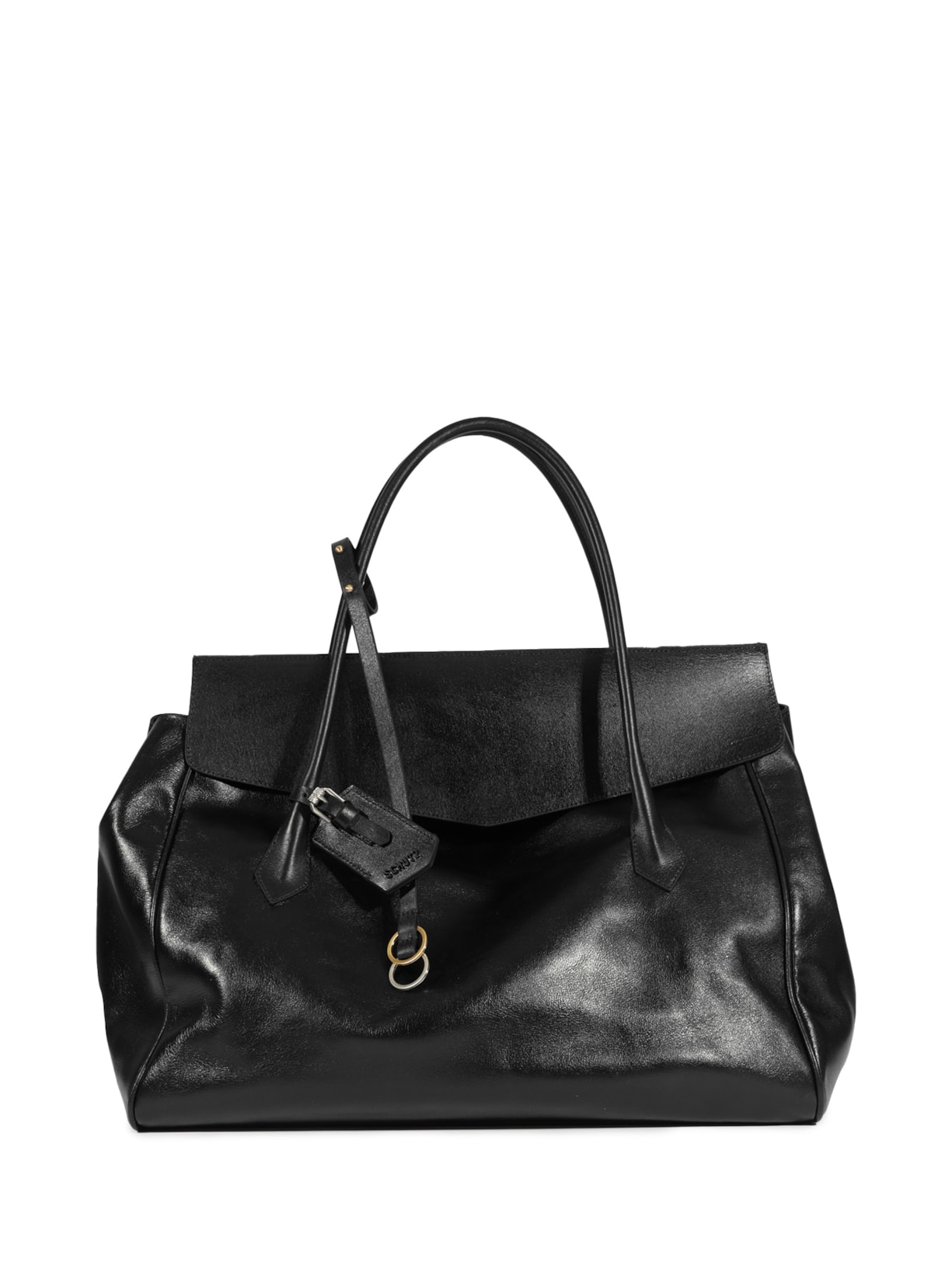 Bolsa Feminina Maxi Tote Stella Couro - Preto
