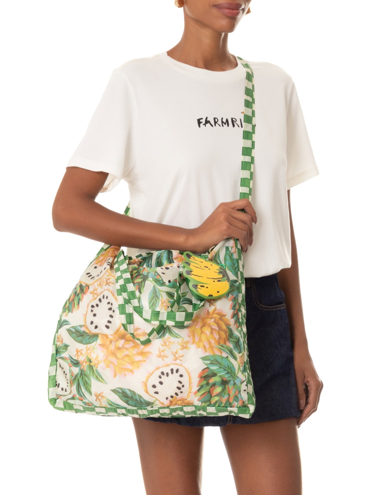 Bolsa Feminina Me Leva Biriba Carioca Verde Farm Etc