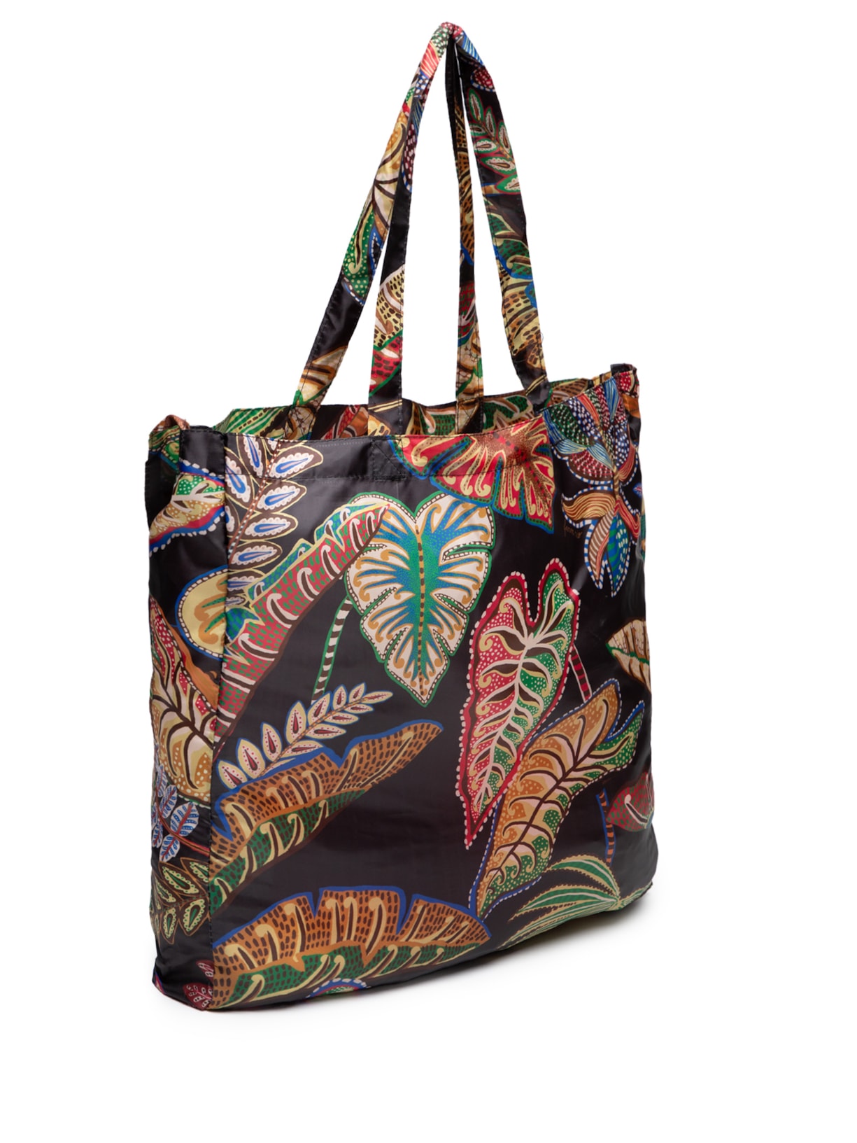 Bolsa Feminina Me Leva Folhagem Cool Preto Farm Etc