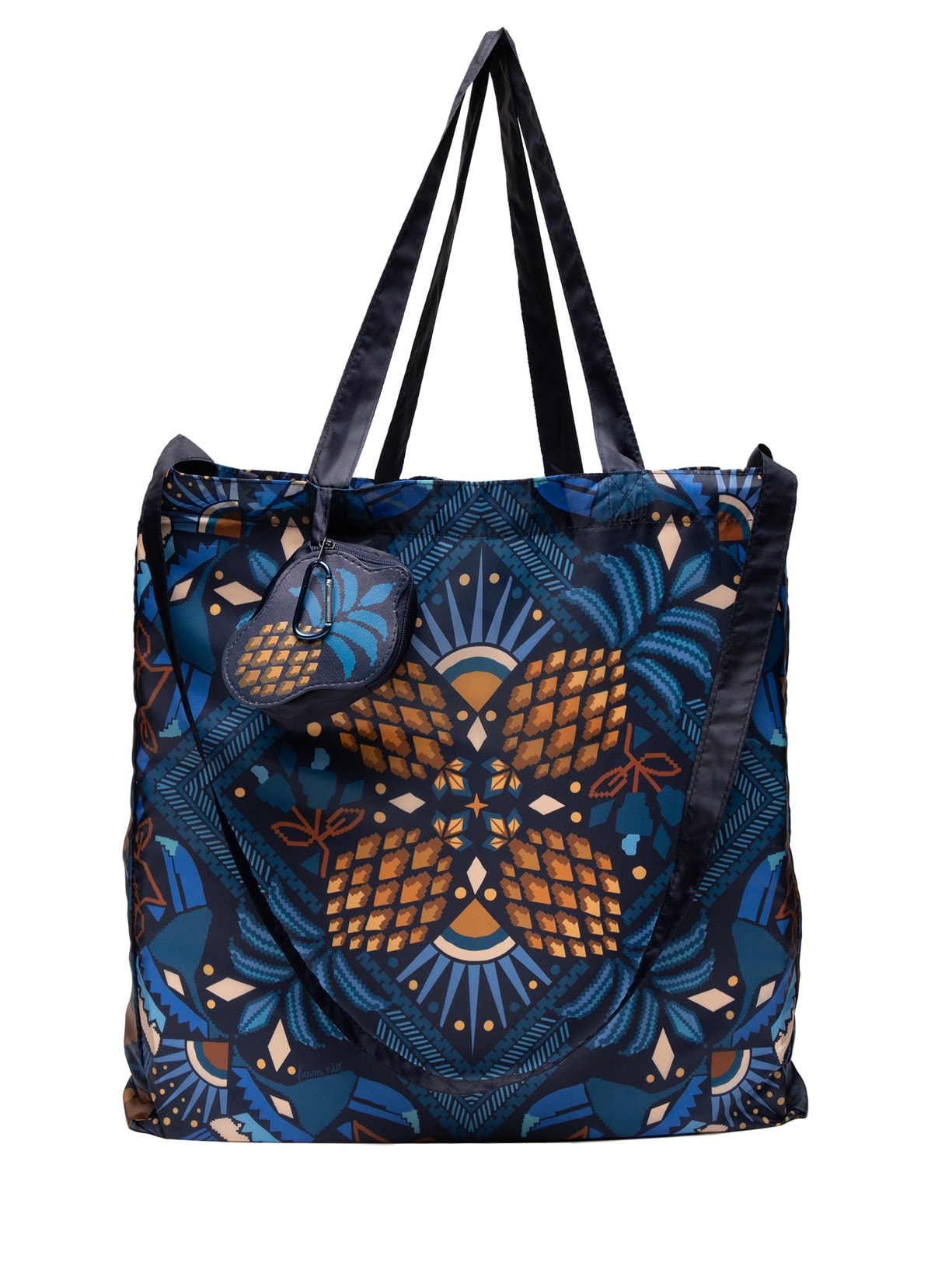Bolsa Feminina Me Leva Lenço Magia Tropical - Azul
