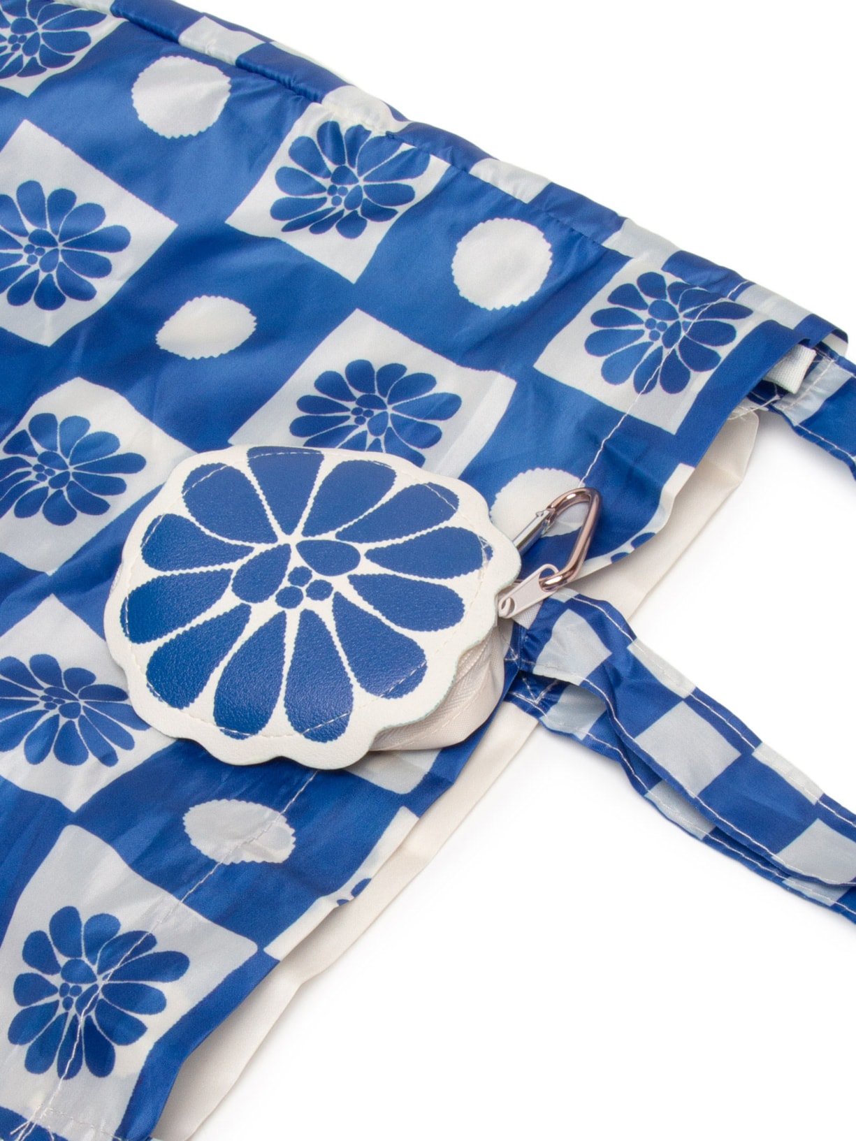 Bolsa Feminina Me Leva Quadriculado Palermo Azul Farm Etc