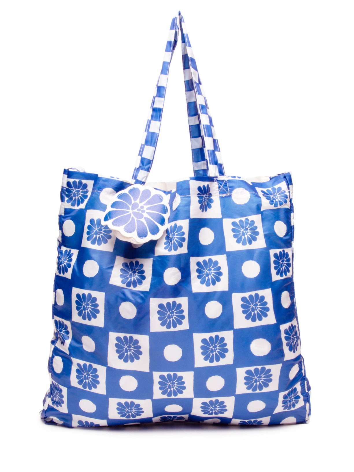 Bolsa Feminina Me Leva Quadriculado Palermo - Azul