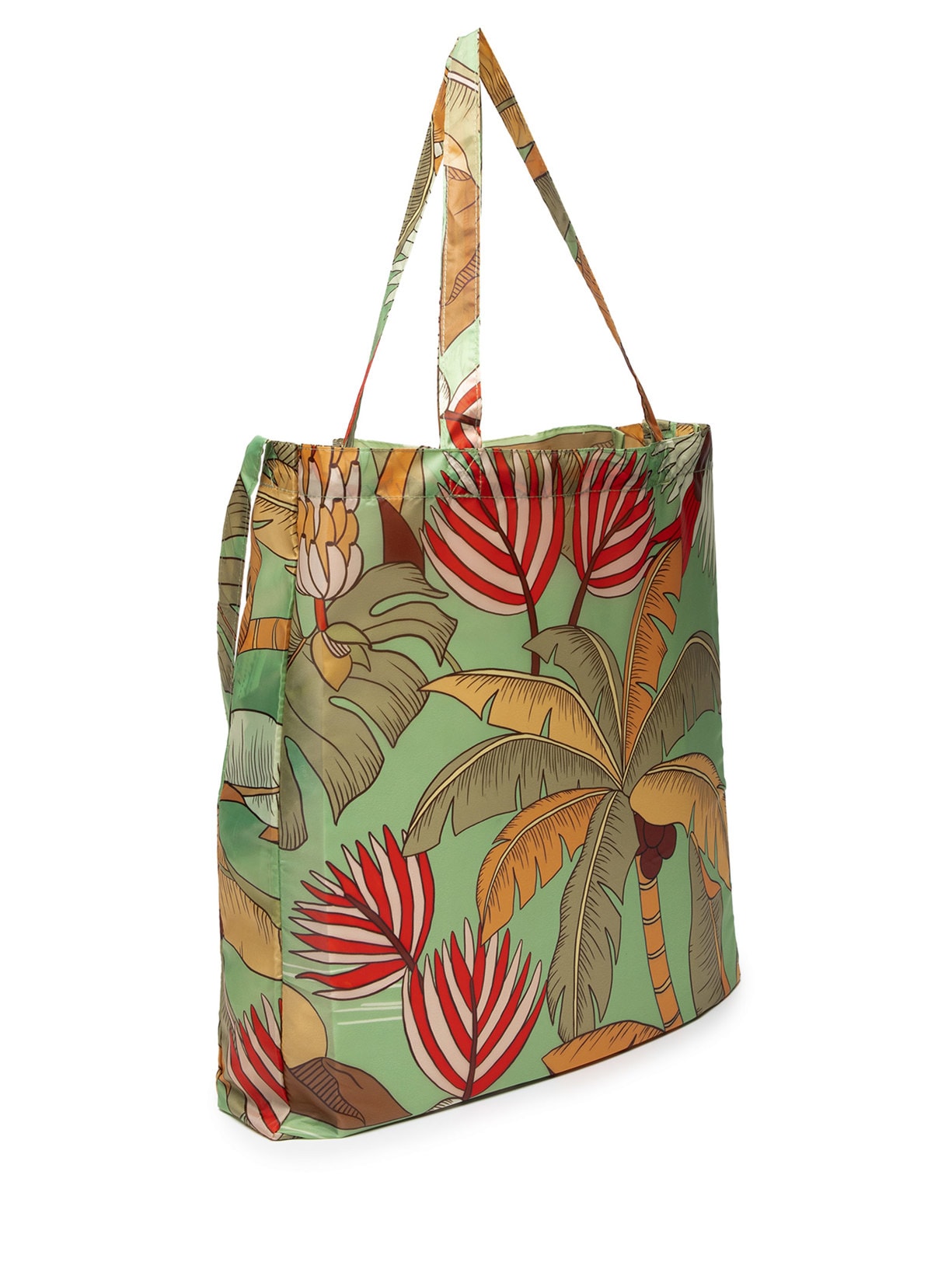 Bolsa Feminina Me Leva Revoada Tropical Verde Farm Etc