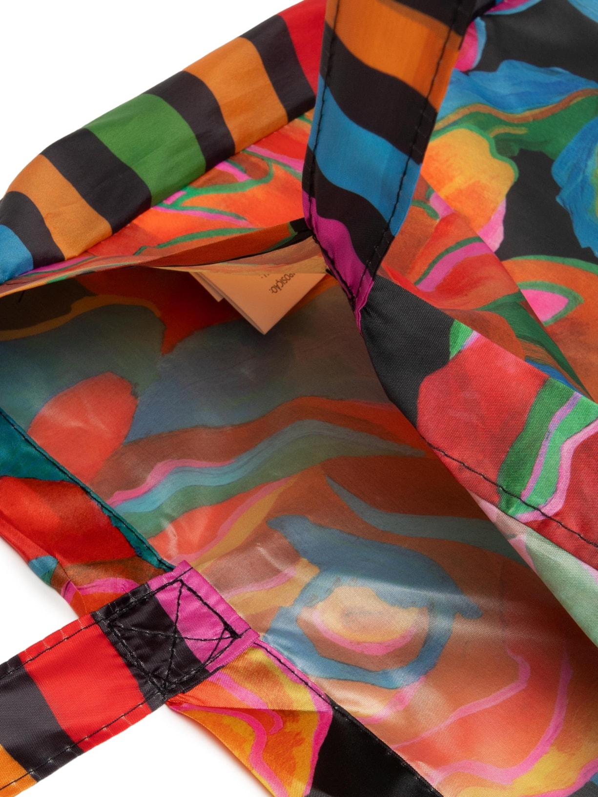 Bolsa Feminina Me Leva Rosas Pintadas Preto Farm Etc