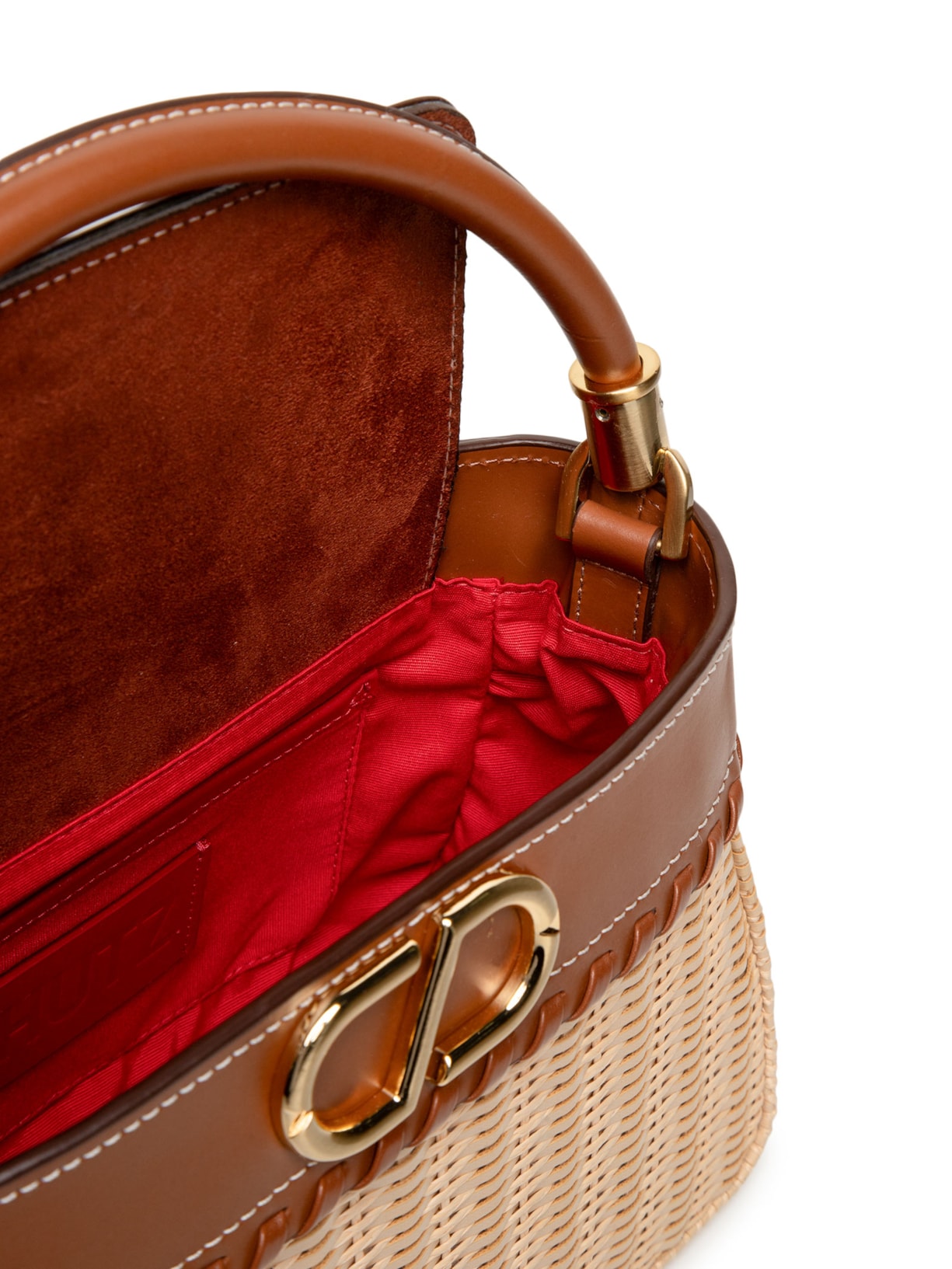 Bolsa Feminina Média Atanado Leather Brownie Bege Schutz