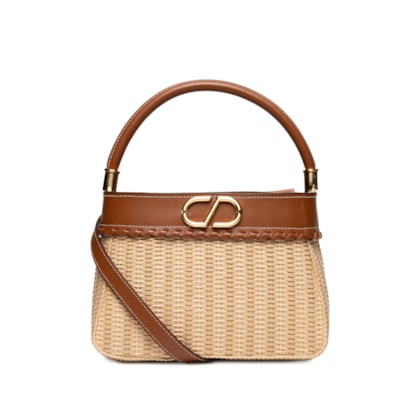 Bolsa Feminina Média Atanado Leather Brownie - Bege
