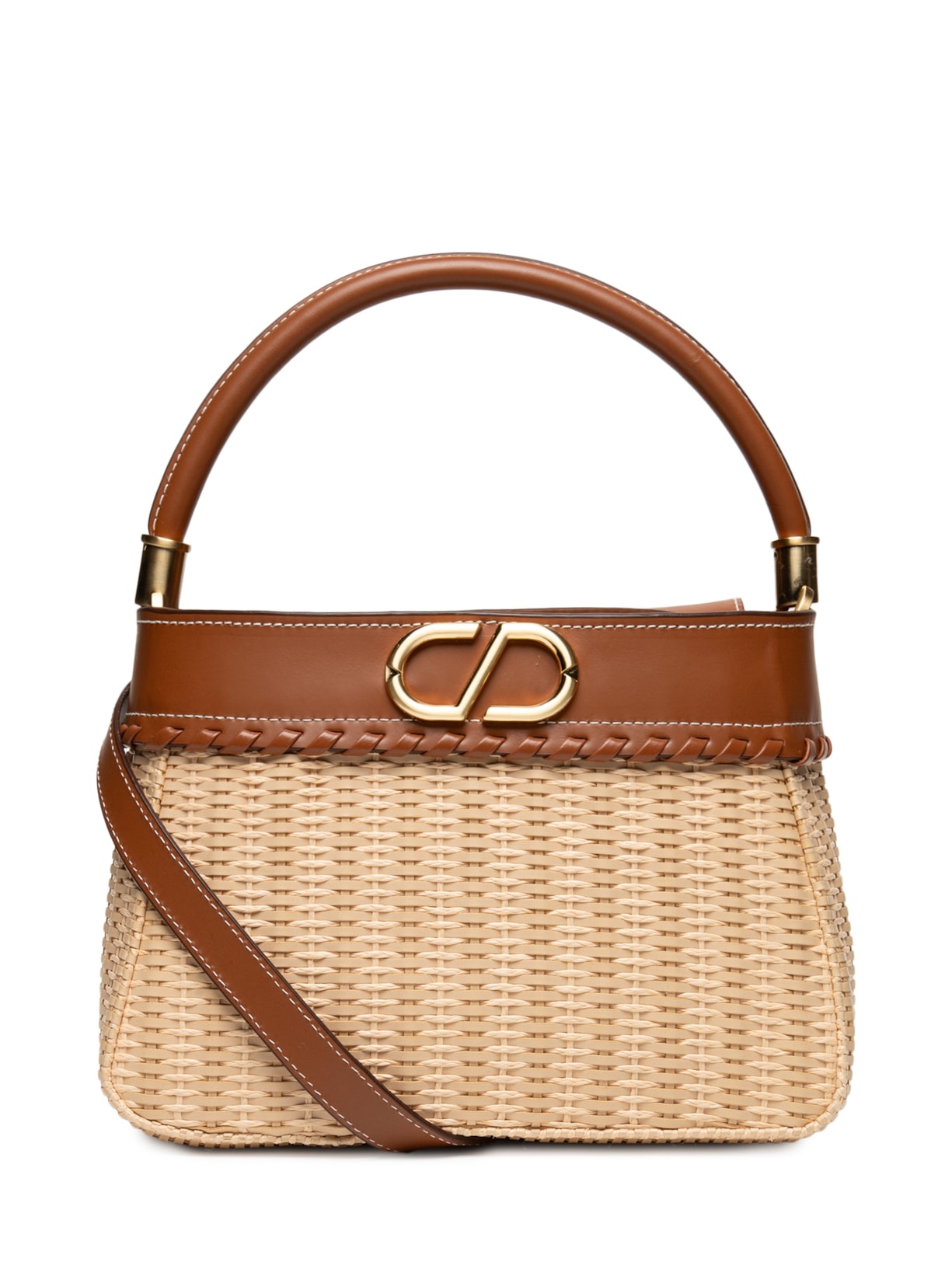 Bolsa Feminina Média Atanado Leather Brownie - Bege