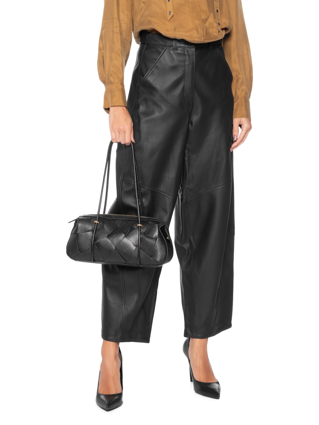 Bolsa Feminina Média Baguete Preto Arezzo