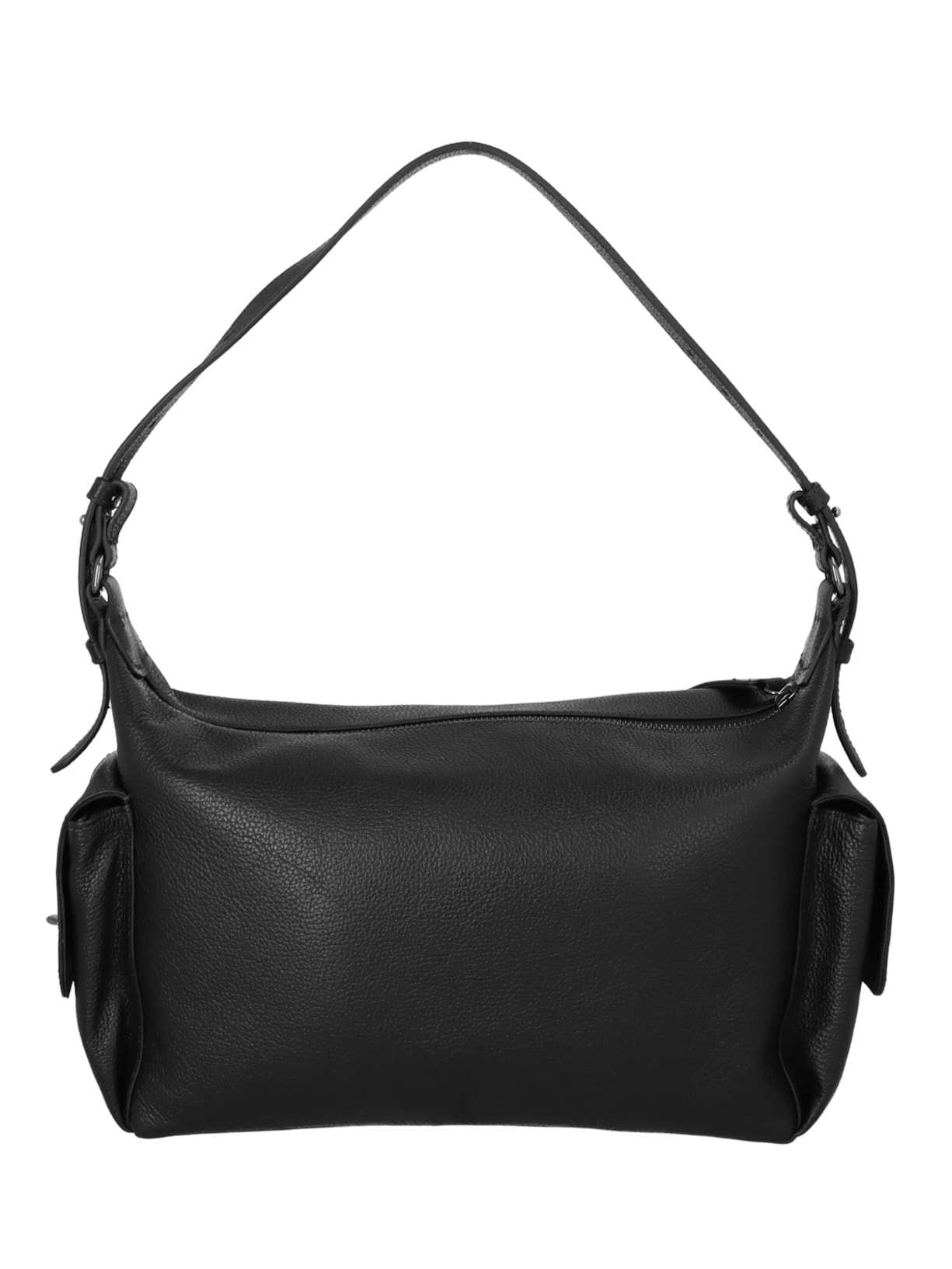 Bolsa Feminina Média Bulldog Enfeites - Preto