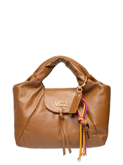 Bolsa Feminina Média Cabra Soft - Marrom