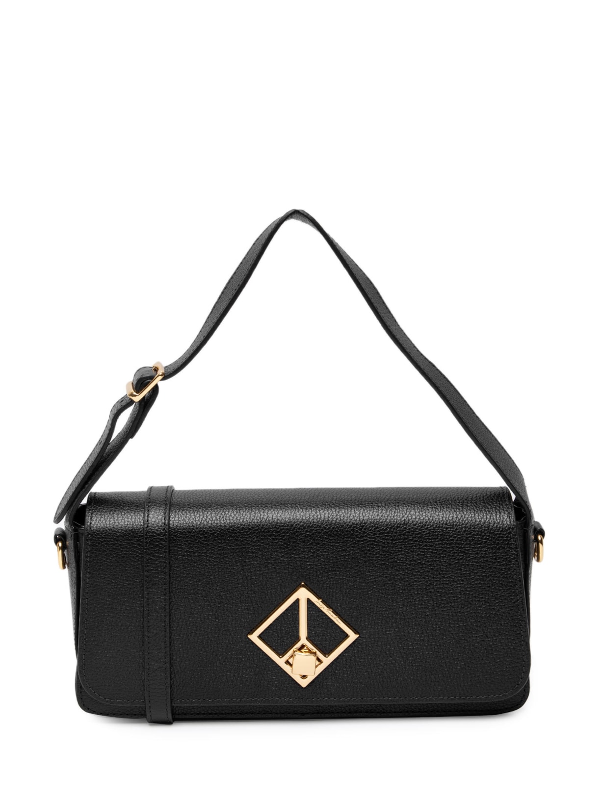 Bolsa Feminina Média Contemporânea - Preto