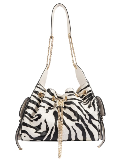 Bolsa Feminina Média Couro - Animal Print
