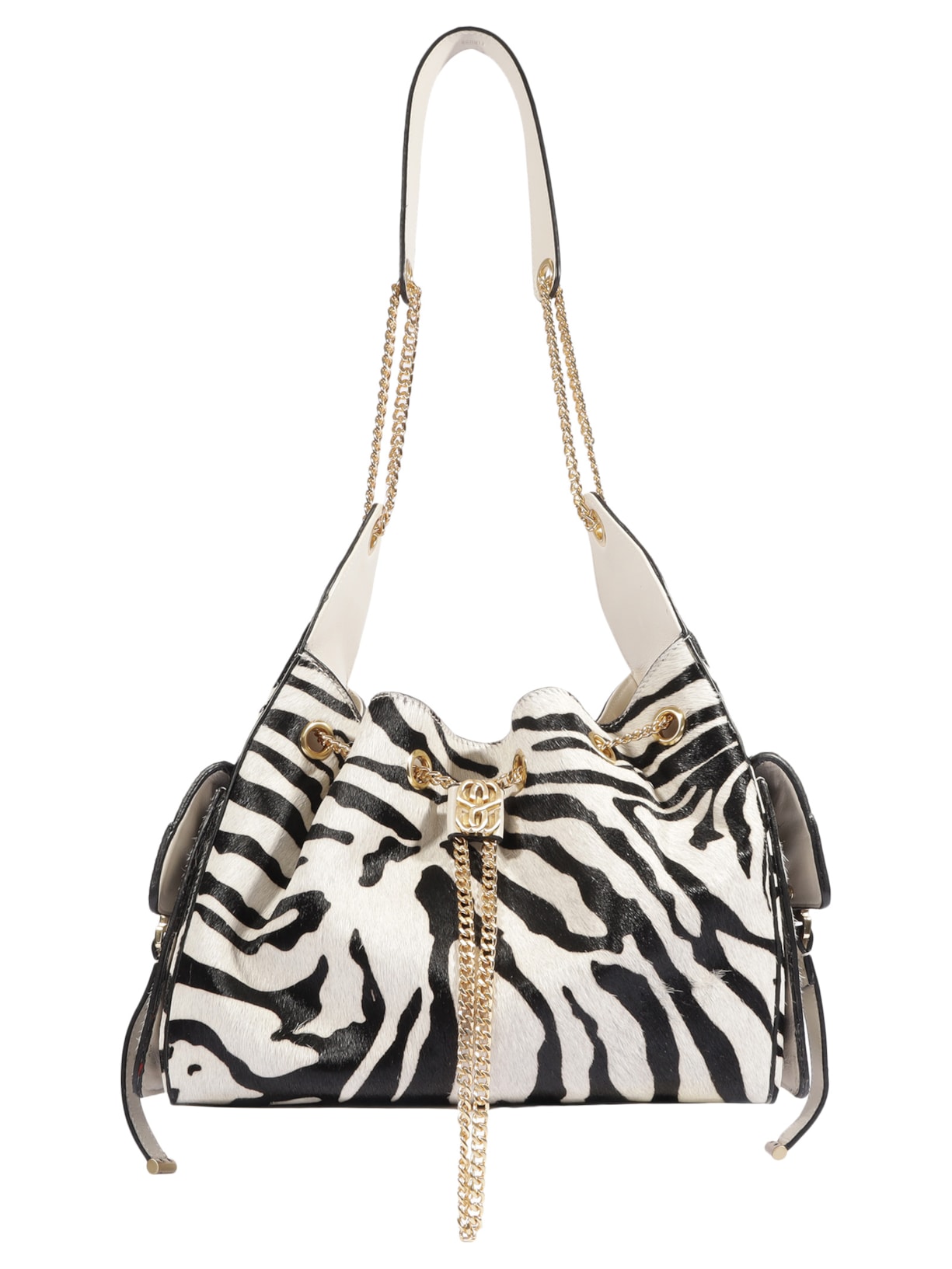 Bolsa Feminina Média Couro Animal Print Schutz