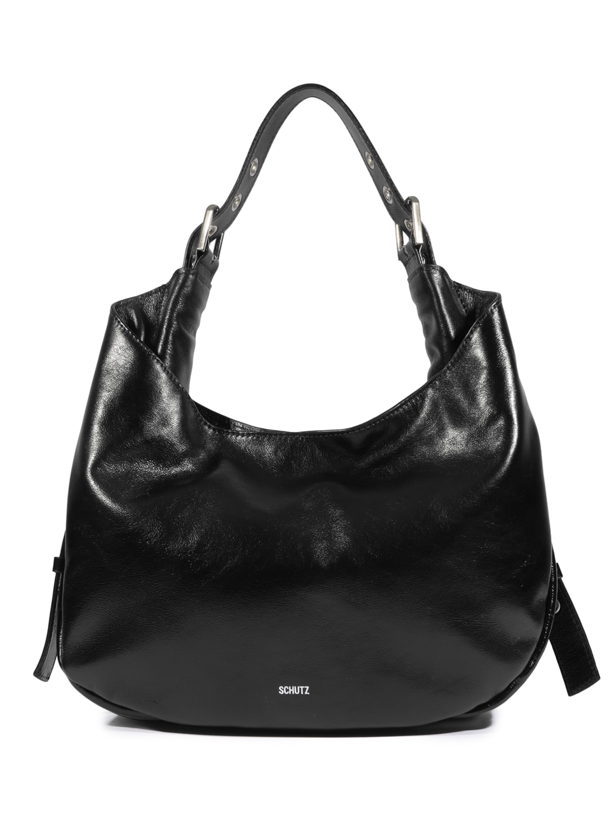 Bolsa Feminina Média Couro Preto Schutz