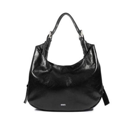 Bolsa Feminina Média Couro - Preto