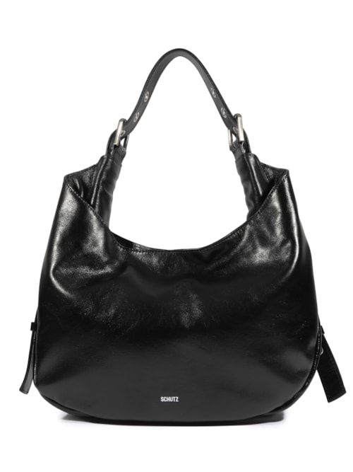 Bolsa Feminina Média Couro - Preto