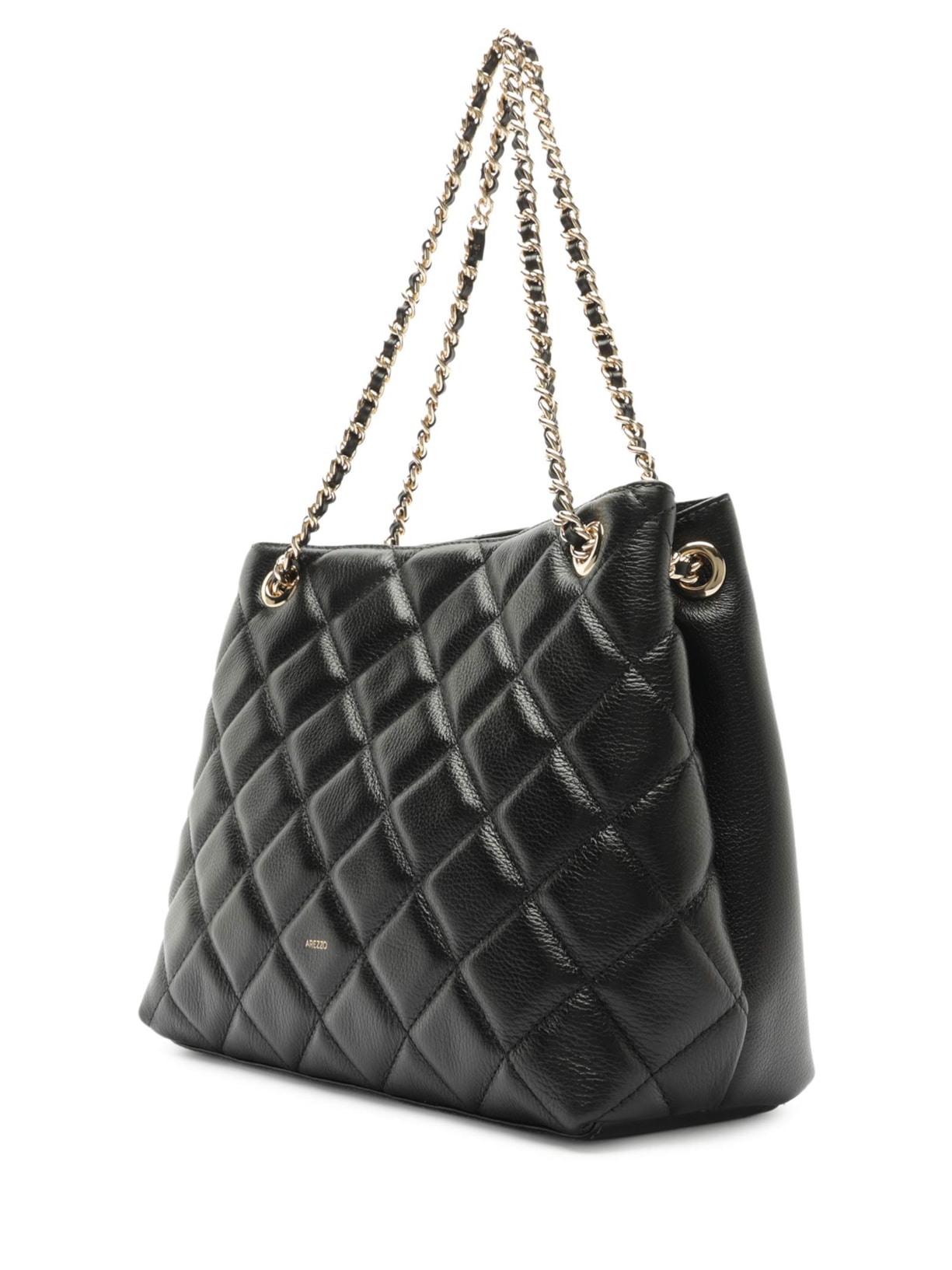 Bolsa Feminina Média Couro Preto Arezzo