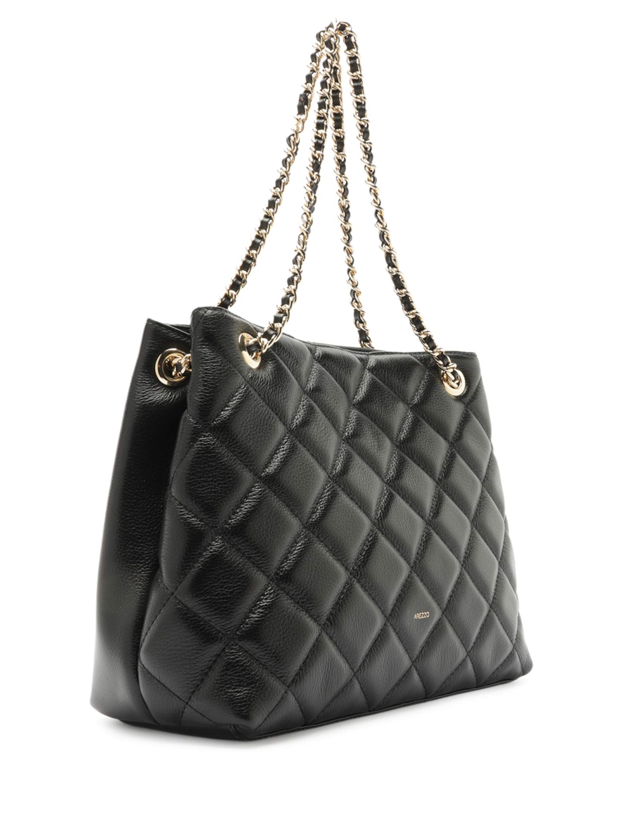 Bolsa Feminina Média Couro Preto Arezzo