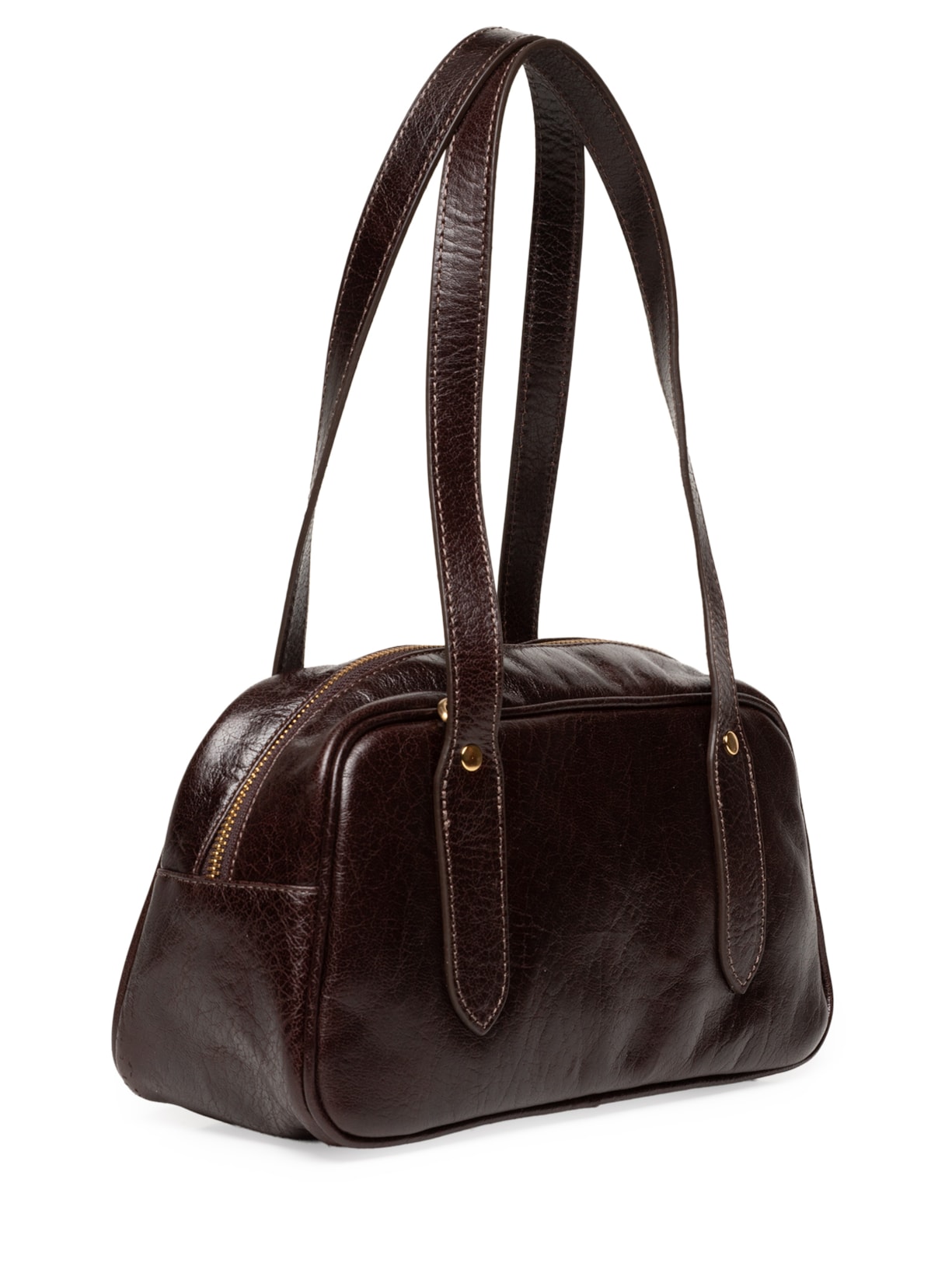 Bolsa Feminina Média Craked Marrom Vicenza