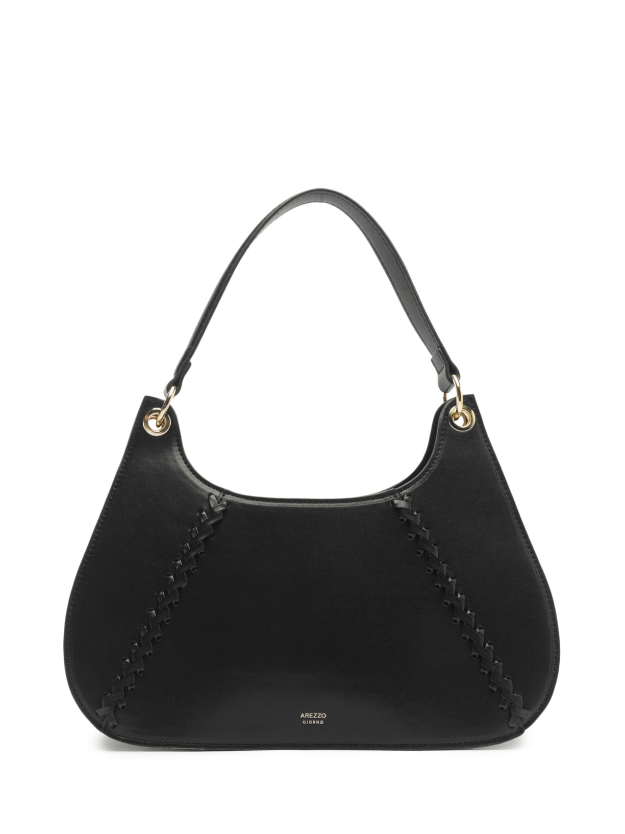 Bolsa Feminina Média Eco Calf - Preto